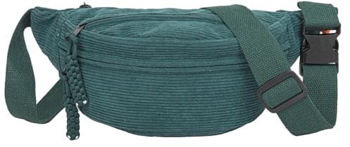 VOHONEY Gürteltasche Damen Bauchtasche Mode Hüfttasche Damen Geldbörse Ovale Tasche Umhängetasche Mini für Reise, Wanderung und Outdoor-Aktivitäten (Grün)