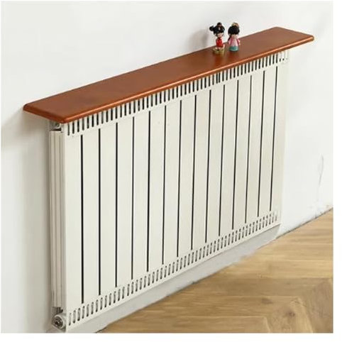 Floating Wood Plant Shelf Above Radiator Anti Smoke & Dustproof Indoor Shelving for Home/Hotel/Kindergarten (White 170x20x2.2cm)