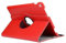Huanghua Custodia rotante per Asus Zenpad 10, custodia protettiva in pelle Z300 / Z301, supporto girevole a 360° (rosso)