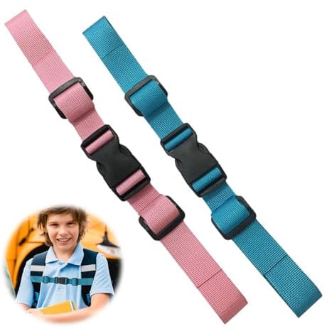 2 Stück Step by Step Brustgurt Rucksack Brustgurt Rucksack Kinder,Verstellbare Rucksack Kinder mit Brustgurt für Rucksack Brustgurt Nachrüsten,Ergobag Brustgurt,Rucksackgurt