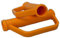 2X Ersatzgriff Sackkarrengriff Griff Sackkarre Schubkarre Karre - 26mm - in ORANGE