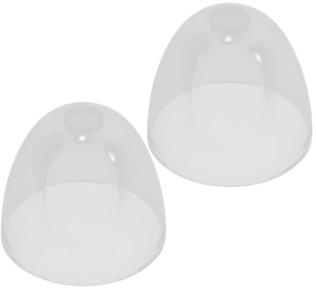 2pcs Plastic Wide Mouth Baby Bottle Lid Replacement Caps | Leakproof Closure Set, Sturdy for Home or Outdoor Use, Practical Two-piece Pack