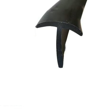Silikon-Dichtungsleiste in T-Form, T-förmig, für Ritzen, Abdeckungen, Dekorleisten, für Wintergärten, Solaranlagen, universelle Tür- und Fensterdichtung – T-87, 20 x 20 mm, 2 m
