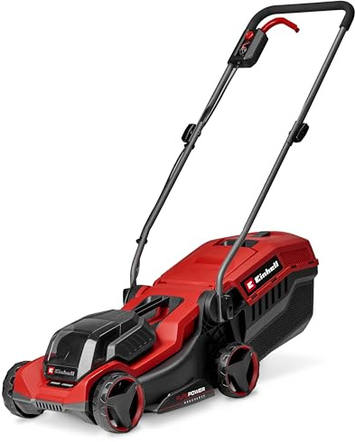Einhell Akku-Rasenmäher GE-cm 18/30-1 Li BL-Solo | PXC | 18 V | 30 cm Schnittbreite | bis 175 m² | Brushless | 27-L-Grasfangkorb | 30–65 mm Schnitthöhe | ohne Akku