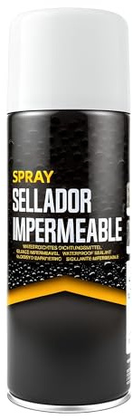 Etrexonline Spray Sellador Impermeable Blanco 400 ml, para Grietas y Fugas, Secado Rápido, Alta Adherencia, para Metal, Madera, PVC y Cemento, Uso Interior y Exterior, 400 ml - 1 unidad