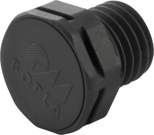 Bopla! Druckausgleich 52042000, Schwarz, 5 Stück