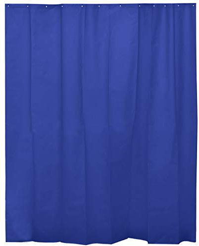 EVIDECO Eva Rideau de Douche pour Salle de Bain Bleu Marine 180 x 200 cm