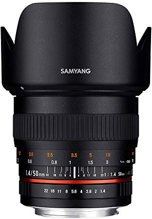 Samyang 50mm F1.4 Objektiv für Anschluss Micro Four Thirds