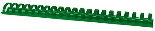 OFFICE PRODUCTS Plastikbinderücken 50 Stück DIN A4 32mm (300 Seiten) Binderücken Bindungskämme Plastikbindung | Kunststoff | Farbe: Grün