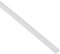 sourcing map Aislante retardante 3mmx5M blanco RoHS de Fibra de vidrio forrado de goma de silicona