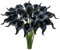 Marke: Mandy's Mandy's Künstliche Calla-Lilien, 34 cm, Schwarz, 20 Stück