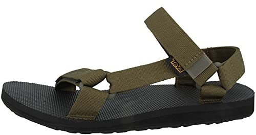 Teva Herren Sandals, Dunkle Olive, 44.5 EU