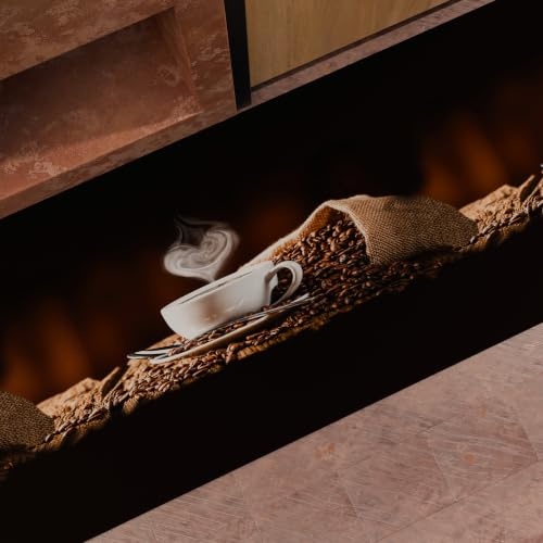 PETTI Artigiani Italiani Läufer für Küche, Mehrfarbig (Coffee 1), 52 x 340 cm