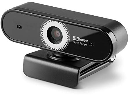 Webcam T150 - CSL Full-HD-Webcam, 1920x1080@30Hz, integriertes Mikrofon, Klemmhalterung, Autofokus, 75° Aufnahmewinkel, Videochat, Home Office, 1080p