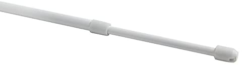 Net Rod In White 6-8mm Extendable (100cm - 150CM) | White extendable net rod. 6-8mm diameter, adjustable from 100-150cm. Ideal for lightweight net curtains.