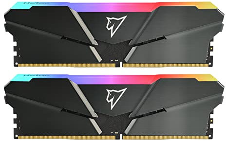 Netac DDR4 16 Go RGB 3200 MHz CL16 XMP Dram 288 Pin UDIMM 1.35 V Noir(2× 8 Go RGB)