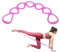 Corde De Traction De Forme Physique, Bande De Résistance De Formation De Yoga Élastique Multifonctionnel 7 Bandes De Trous Bandes De Résistance De Fitness pour La Salle De Gym À Domicile- Violet