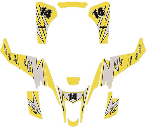MXP Graphics LTZ400 ATV-Grafik-Aufkleber-Set für Suzuki LTZ400 2003 2004 2005 2006 2007 2008