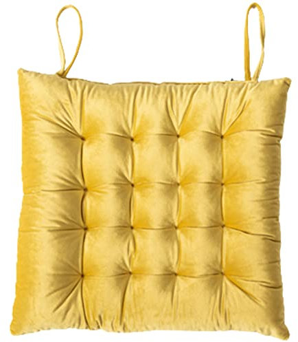 QIAOH Stuhlkissen 2pack, Sitzkissen Mit Schleifenband, Stuhlkissen FüR Esszimmer Mit Schleife Stuhl Kissen Stuhlauflage RattanstüHe, FüR Drinnen, KüChe, Stuhl, Auto, Sofa