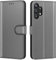 New&Teck Coque pour Samsung Galaxy A13 4G, Housse Etui Portefeuille Cuir Multifonction, Fermeture Magnétique à Clapet Anti-Choc (Gris)