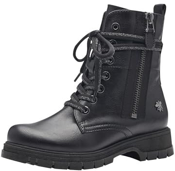 MARCO TOZZI by Guido Maria Kretschmer Damen Stiefeletten zum Schnüren Winter, Schwarz (Black), 39