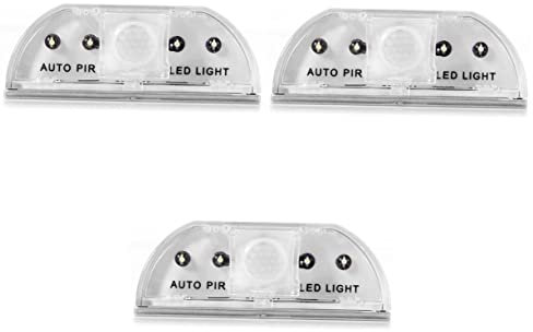 OSALADI 3 Stücke Front Tür Induktion Nacht Lampe Türschloss Induktion Lampe Tür Sensor Licht Einfach Installieren Nacht Standby