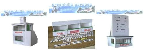 Greenhills Slot Car Buildings Classic Starter Pack Kit 1:32 Escala MACC281