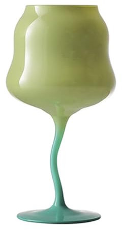 BAMFY Verres à Vin Rouge Couleur Macarons Gobelets Ancien Tordu Coloré Verre De Vin for Vin Blanc, Vin Rouge, Ou des Cocktails, Les Barres, Mariages (Color : G)