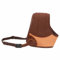 Tourbn Coussinet d'épaule en Cuir et Toile réglable pour Fusil de Chasse, Coussinets antichocs pour tir Sportif, Chasse - Gaucher