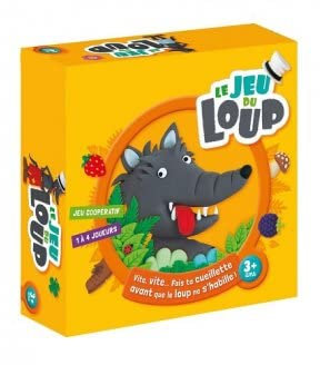 Le Jeu du Loup Qui s'habille - cueillette en Foret - Premier Jeu de Societe 3 Ans - cooperatif et educatif - Set Jeu + 1 Carte Animaux