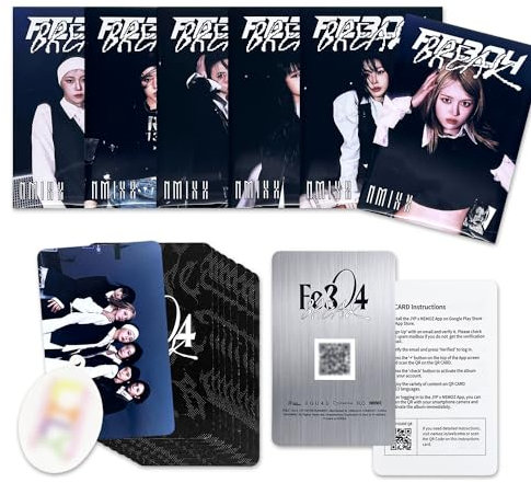 NMIXX - 2nd EP [Fe3O4: BREAK] (Platform Album_NEMO Ver. - Random) Out Box + Manual Card + QR Card + Photo Card + PET Key Ring + 2 Pin Badges