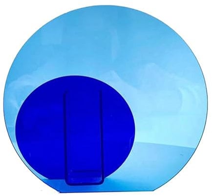 DADEA Acryl-Mittelstücke für Tische, Acryl-Blumenvase, Neon-Acryl-Vase, Bunte Vase, Minimalistisch, Geometrisch, Acryl-Blumenvase für Hotel, Hochzeit, Zuhause, Büro,(Großer und Kleiner Kreis)