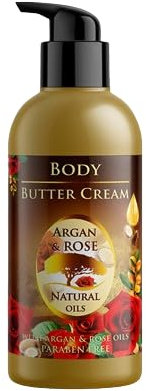 Bulfresh - Körperbutter Creme Argan und Rose 300 ml