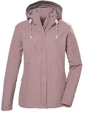 Killtec Damen Funktionsjacke wasserdicht/Outdoorjacke mit abzippbarer Kapuze KOS 61 WMN JCKT, woodrose, 40, 42858-000
