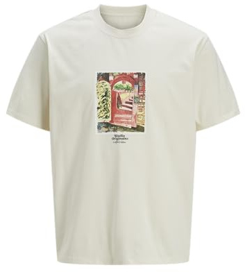 Jack & Jones Herren Jorparos Graphic Front Tee Ss Crew