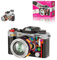 Ebortsin Camera Building Blocks, Retro Digital Camera Toy Building Set for Adults, Collectible Model Digital Mini Camera Building Blocks, Presents for Adults Boys Girls, 556 Pcs