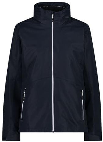 CMP Damen Outdoorjacke 3in1 Jacke Woman Jacket Zip Hood Detachble Innjacket, Farbe:Dunkelblau, Artikel:-N950 Black/Blue, Größe:44