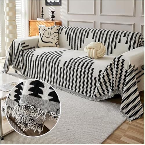 Decken für Sofa Sessel Sofabezug 1 2 3 4-Sitzer-Sofa üBerwurf Decke L U Form Ecksofa-Universal Couch Sofa Abdeckung Mehrzweck Sofa Hussen,03,180X420cm
