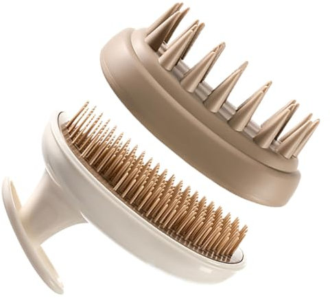 CRILSTYLEO Kopfhaut-Duschbürste Kopfhaut-Massage-Shampoo Kopfhaut-Massagegerät weiche Silikonborsten