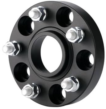YOUZKA Zubehör für Autoräder 1 STK 20–35 Mm Autozubehör Spurverbreiterungen Spurverbreiterungs-Verbreiterungssatz Adapter-Abstandshalter Für B&MW E46 E60 E90 F10 F30(Black 20mm)