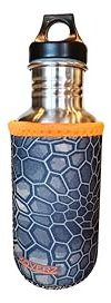 Koverz Water Bottle Sleeve, Neoprene Insulated Bottle Sleeve, Fits 16-18 Oz. 500 ml, Medium Size, Camo Green