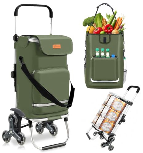Sekey Einkaufstrolley Treppensteiger mit 3 Rädern, 3 in1