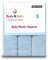 Newborn Essentials Musselintücher, Baby-Musselintücher, Waschlappen, Baby-Gesichtshandtuch, 100% Baumwolle, weich und saugfähig, Spucktücher, Wickeldecke, extra groß, 70 x 70 cm, 3 Stück, Blau