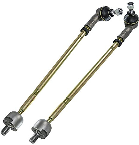 BESTPRICE 2x Spurstange inkl. Spurstangenkopf vorne Kompatibel mit VW GOLF 3 (1H1), GOLF 3 Cabriolet (1E7), GOLF 3 Variant (1H5), GOLF 4 Cabriolet (1E7), VENTO (1H2)