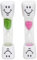 Smile Sand Egg Timer - 2 minute Timer (Set of 2) (Pink and Green)