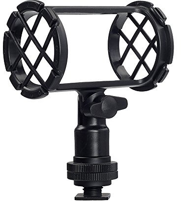 BOYA BY-C04 Microfono Shockmount Suspension Supporto Mount per AKG D230 Senheisser ME66 Rode NTG-2 NTG-1 Audio-Technica AT-875R