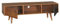 FineBuy TV Lowboard REPA 140 cm Massiv-Holz Sheesham Landhaus 2 Türen & Fach, HiFi Regal 4 Füße, Fernseher Kommode Vintage