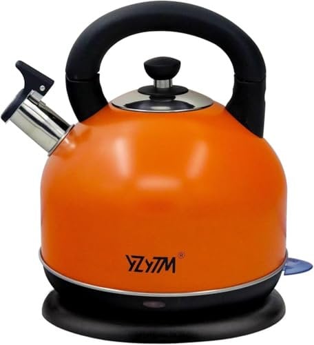 Electric Kettle 3 L, 2000 W, Stainless Steel Otter Controller (Orange)