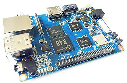 SmartFly info BPI M2 Ultra R40 Quad-Core 2GB DDR3 RAM mit SATA WiFi Bluetooth 8GB eMMC Demoboard Single Board Computer Lieferung mit leistungsstarkem Zubehör