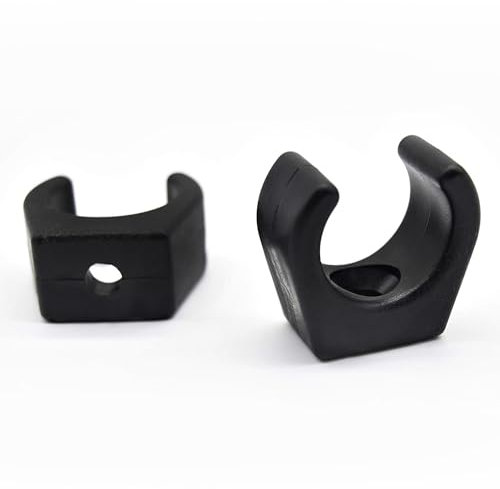 MARINE CITY Nylon Ladder/Paddle Stowage Clips for 7/8 Inches Tubes for Storing Boat Hooks Gaffs Mops Flashlights Pumps (Pack of 2)